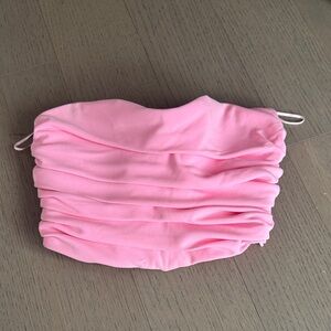 Pink Ruched top Zara